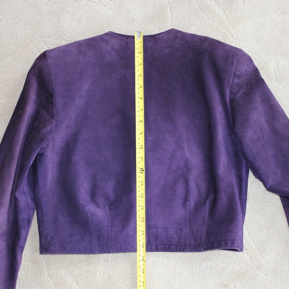 Danier Suede Crop Jacket - Picture 10 of 13